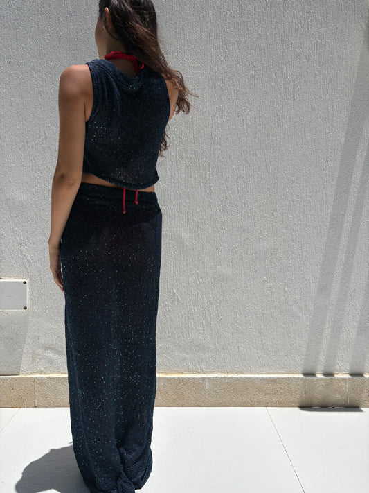 Knit Sequin Set