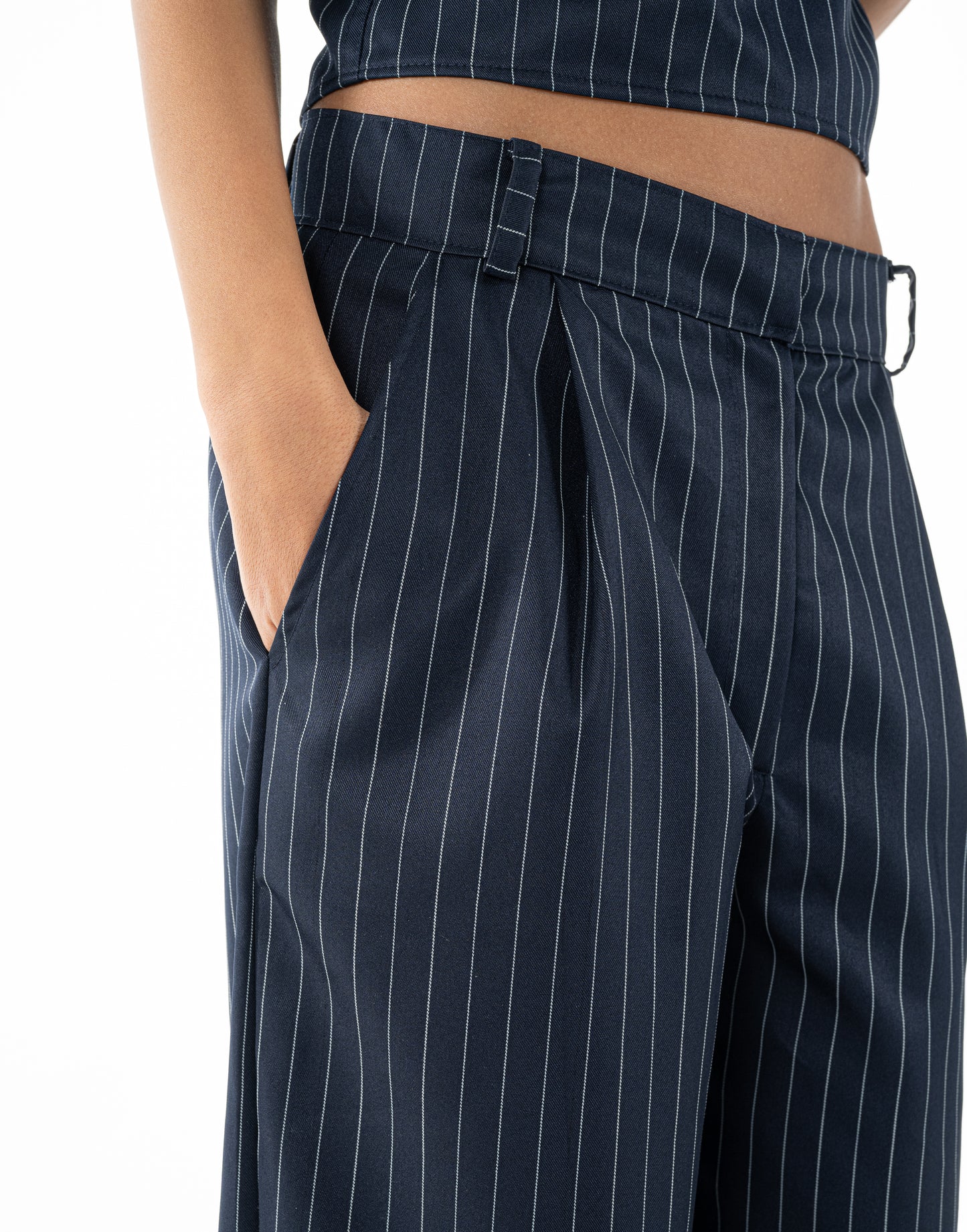 Pinstripe Trousers