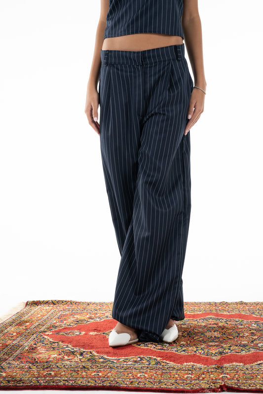 Pinstripe Trousers