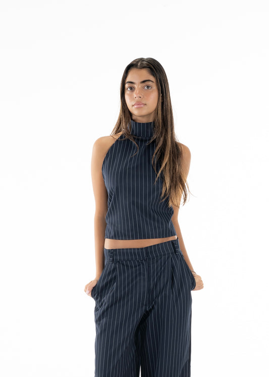 Pinstripe top