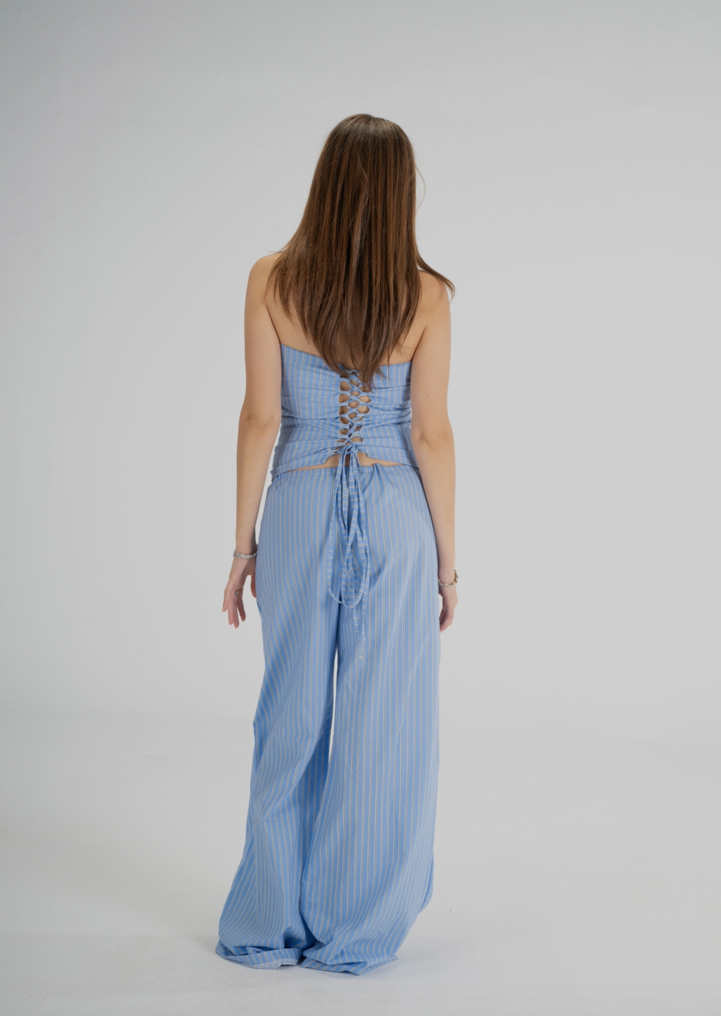 Sea Striped Corset Set